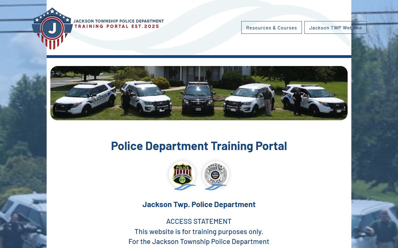 Jackson public records police department page
