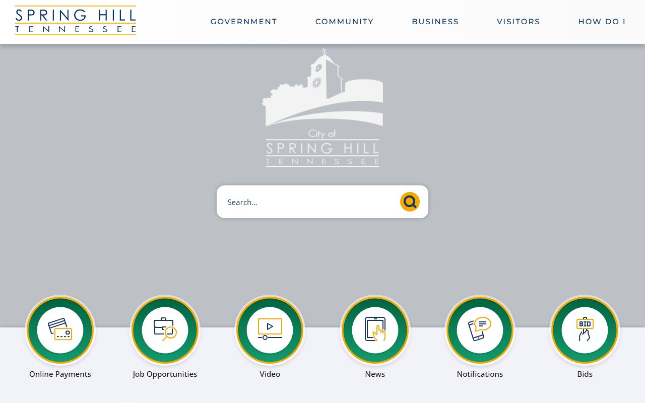 Spring Hill public records city portal