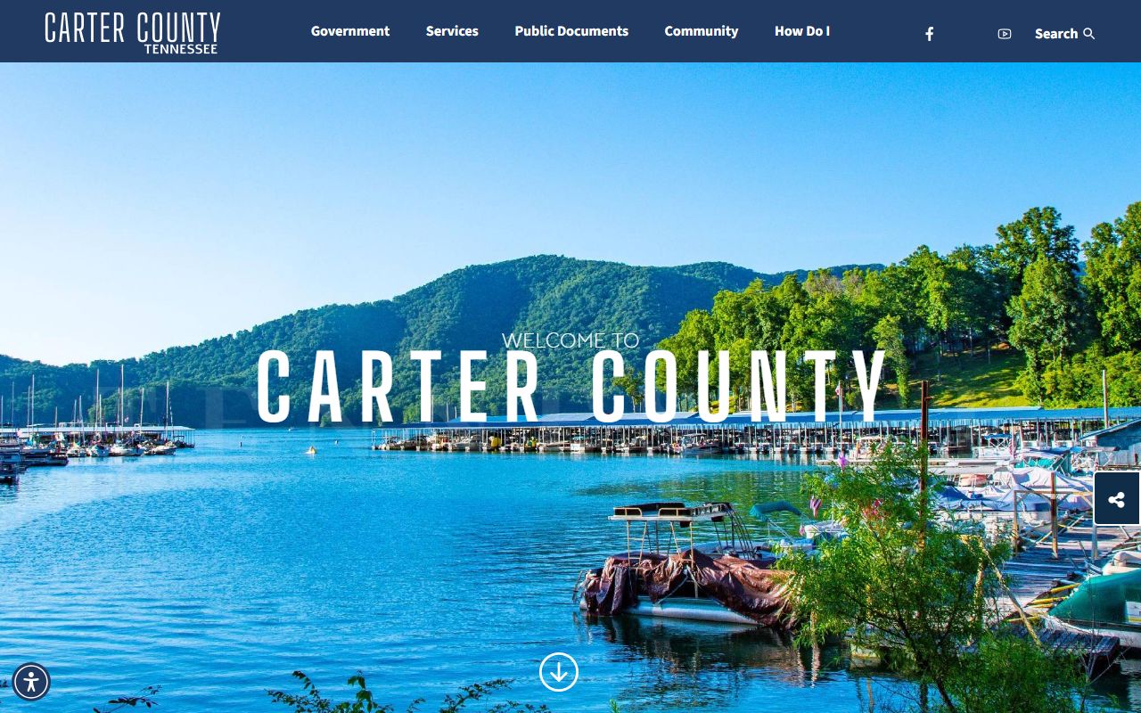 Carter County public records county government portal