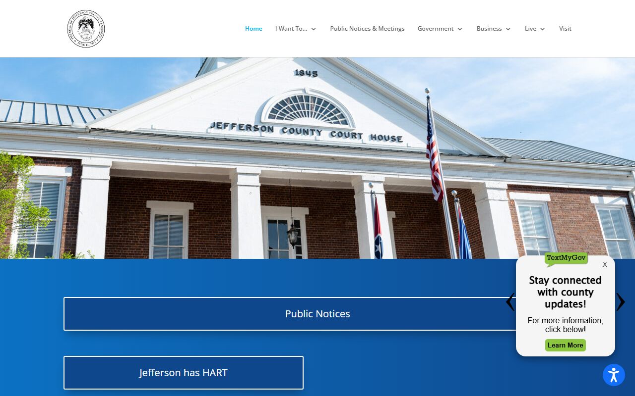 Jefferson County public records county government portal