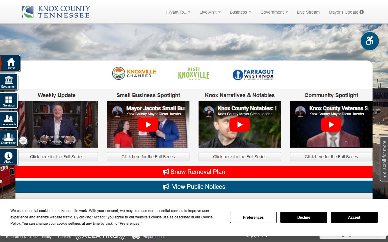 Knox County public records county government portal