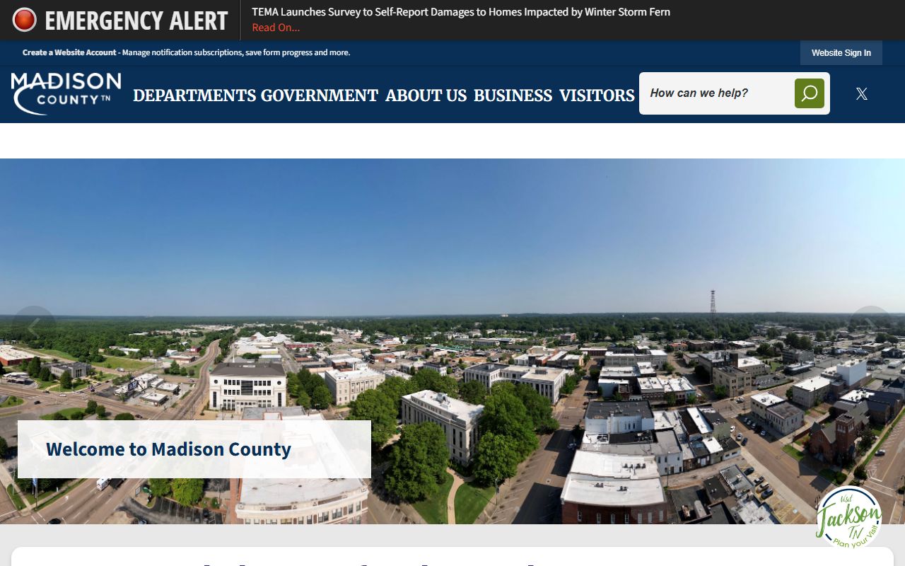 Madison County public records county government portal