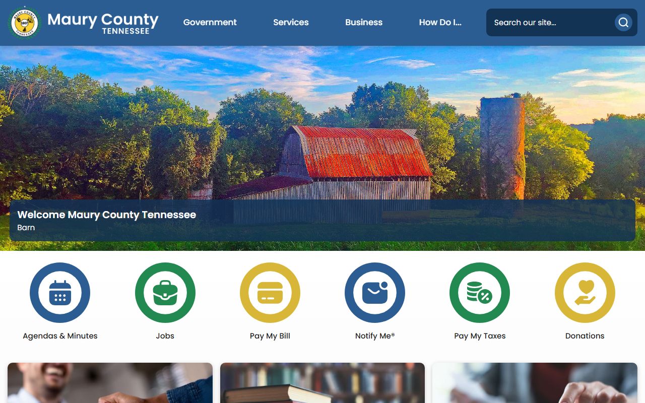 Columbia public records Maury County government fallback image