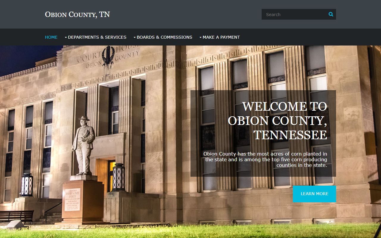 Obion County public records county government portal