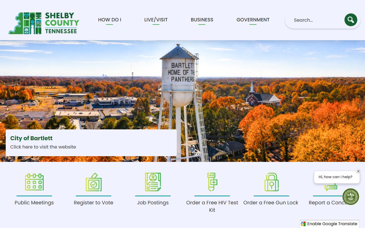 Shelby County public records county government portal