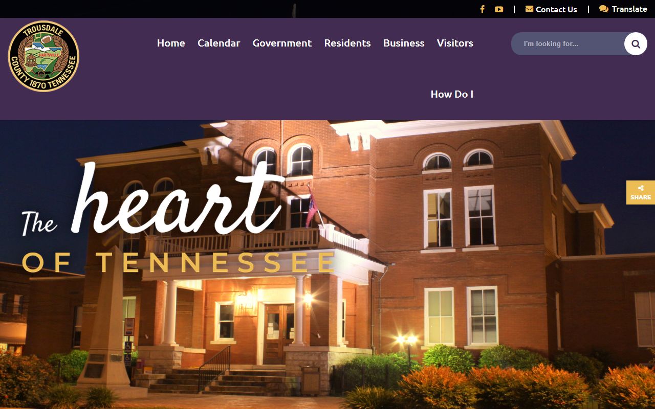 Trousdale County public records county government homepage