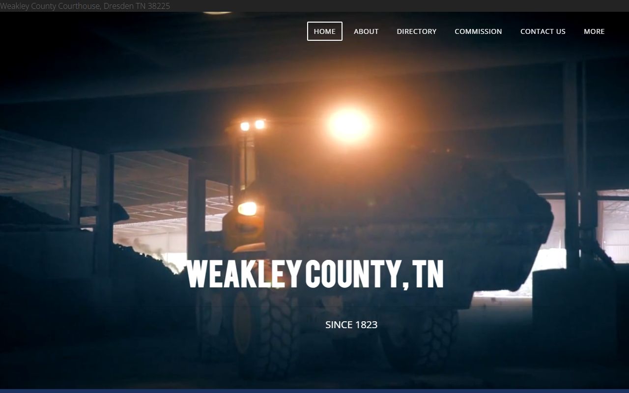Weakley County public records county government portal